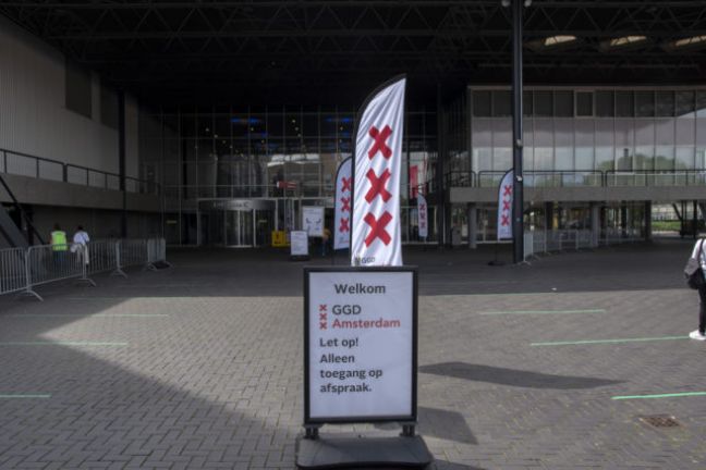 Coronavirus test location at the RAI in Amsterdam. Photo: Depositphotos 