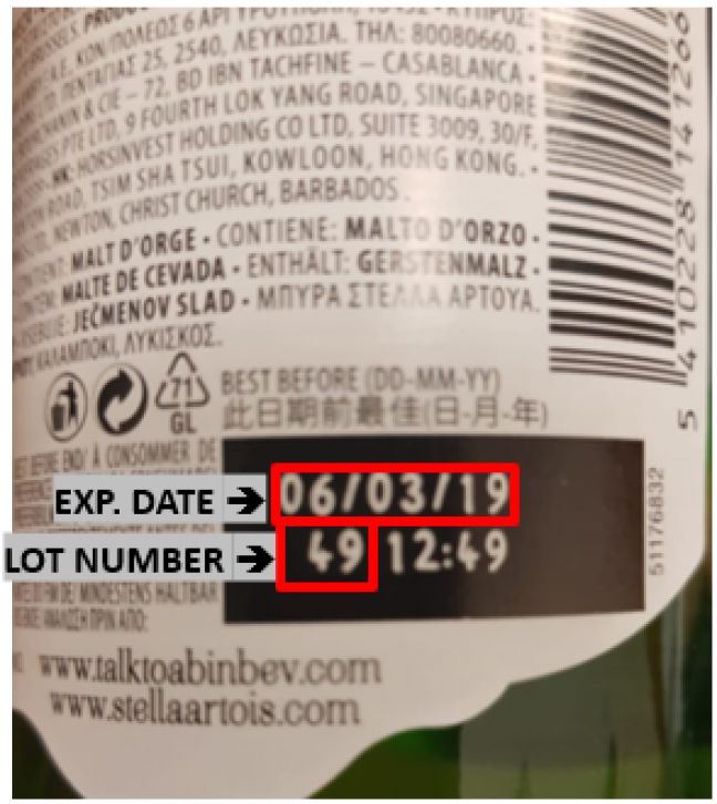 Inspectorate: Voluntary Partial Recall of 11.2-ounce Bottles of Stella Artois Beer