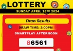 Robbie's Lottery Results for April 28, 2024