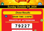 Happy Lottery Results for Sunday, October 4, 2026
