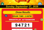 Happy Lottery Results for Sunday, September 27, 2026
