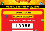 Happy Lottery Results for Monday, September 28, 2026
