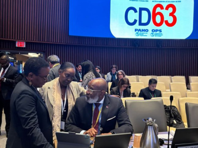 Minister Connor Leads Sint Maarten Delegation to 63rd PAHO Directing Council