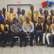 Lion District Governor Dr. Carlisle Goddard visits St. Maarten
