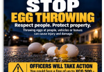 KPSM Warns Against Egg Throwing Ahead of Halloween weekend