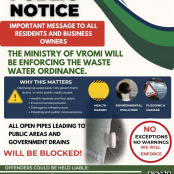 ILLEGAL DISCHARGE OF WASTEWATER PROHIBITED