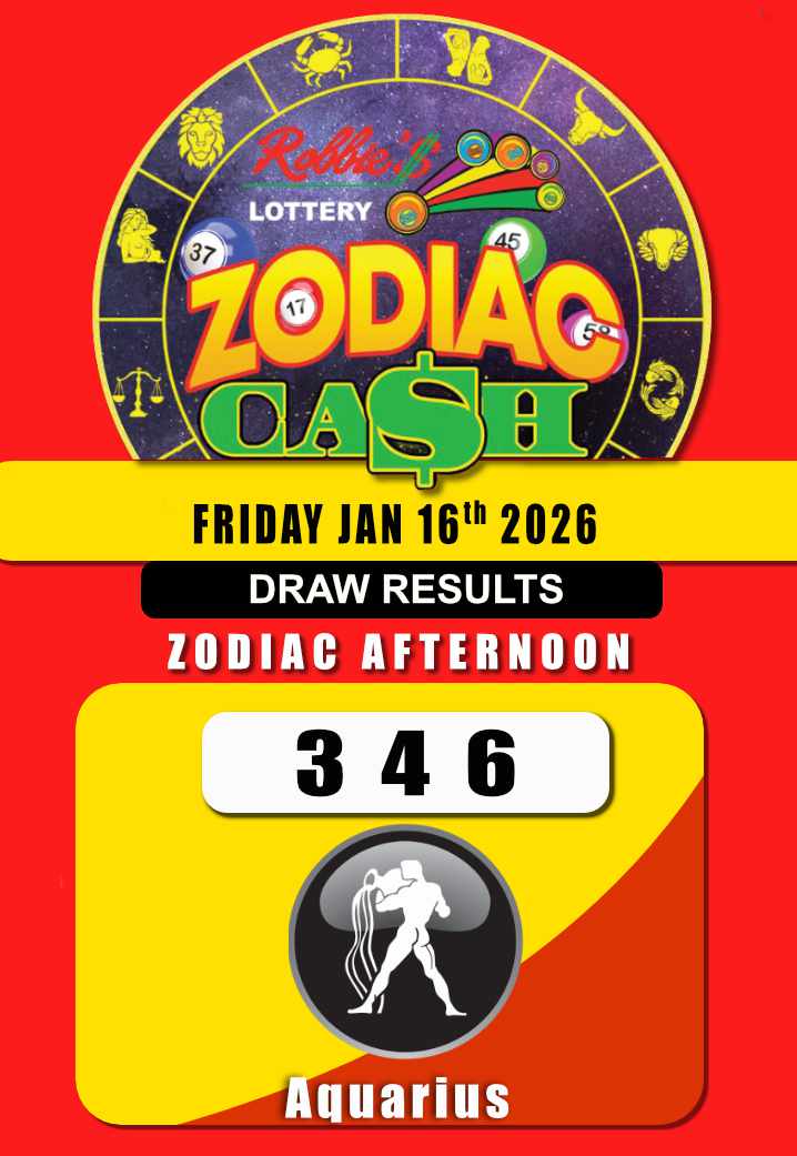 ROBBIES LOT JAN 16 ZODIAC AFT