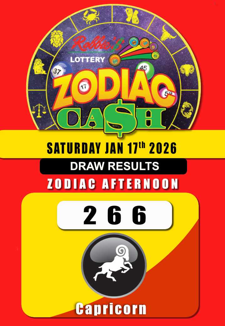 ROBBIES LOT JAN 17 ZODIAC AFT