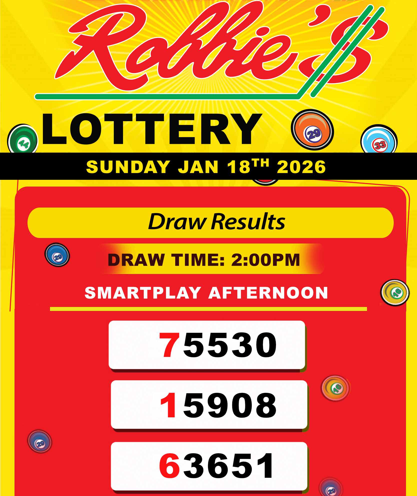 ROBBIES LOT JAN 18 AT 2 00 PM