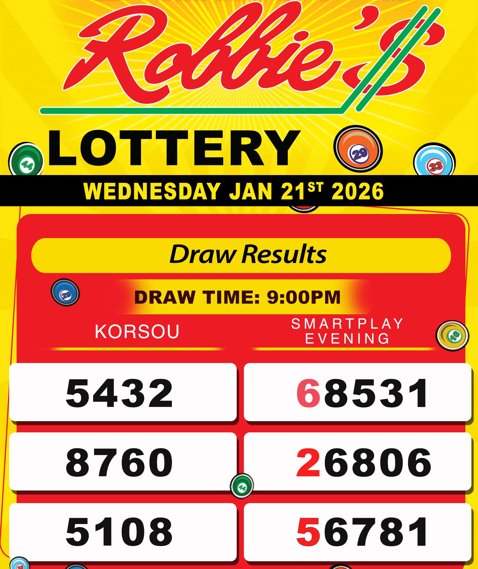 ROBBIES LOT JAN 21 AT 9 00 PM