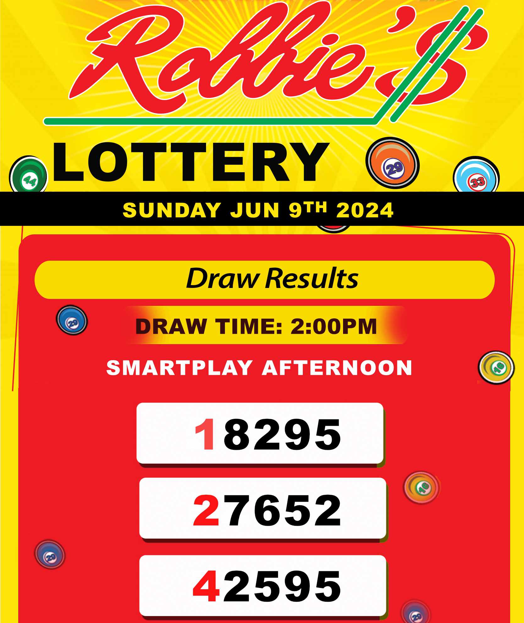 ROBBIES LOT JUN 09 AT 2 00 PM