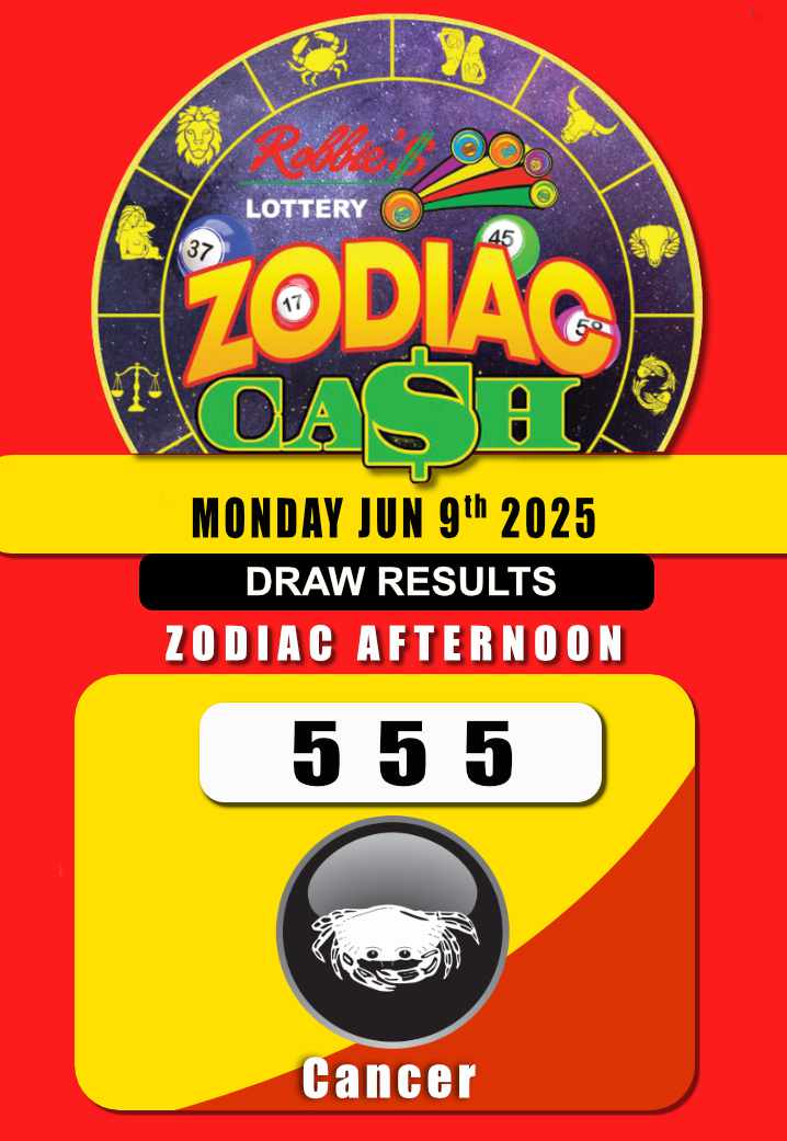 ROBBIES LOT JUN 09 ZODIAC AFT