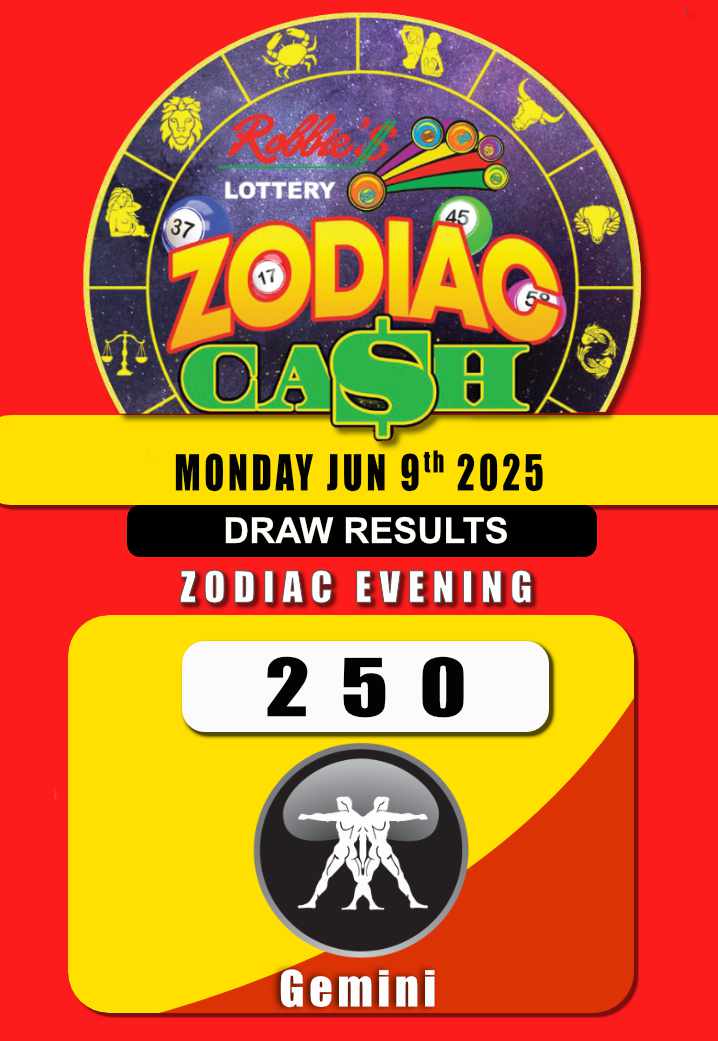 ROBBIES LOT JUN 09 ZODIAC EV