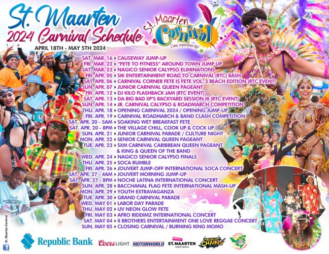 Carnival 2024 schedule features 11 local events, Soca Rumble back